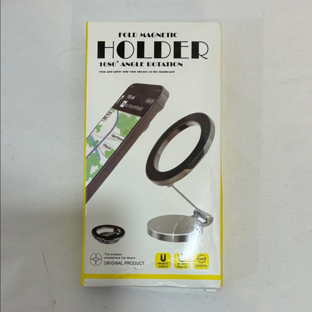 Fold Magnetic Holder - Black Phone Mount